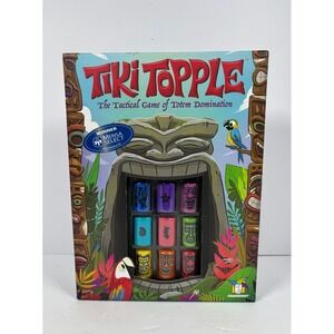 Gamewright Tiki Topple Strategy Board Game Mensa Select Winner 2017 Complete